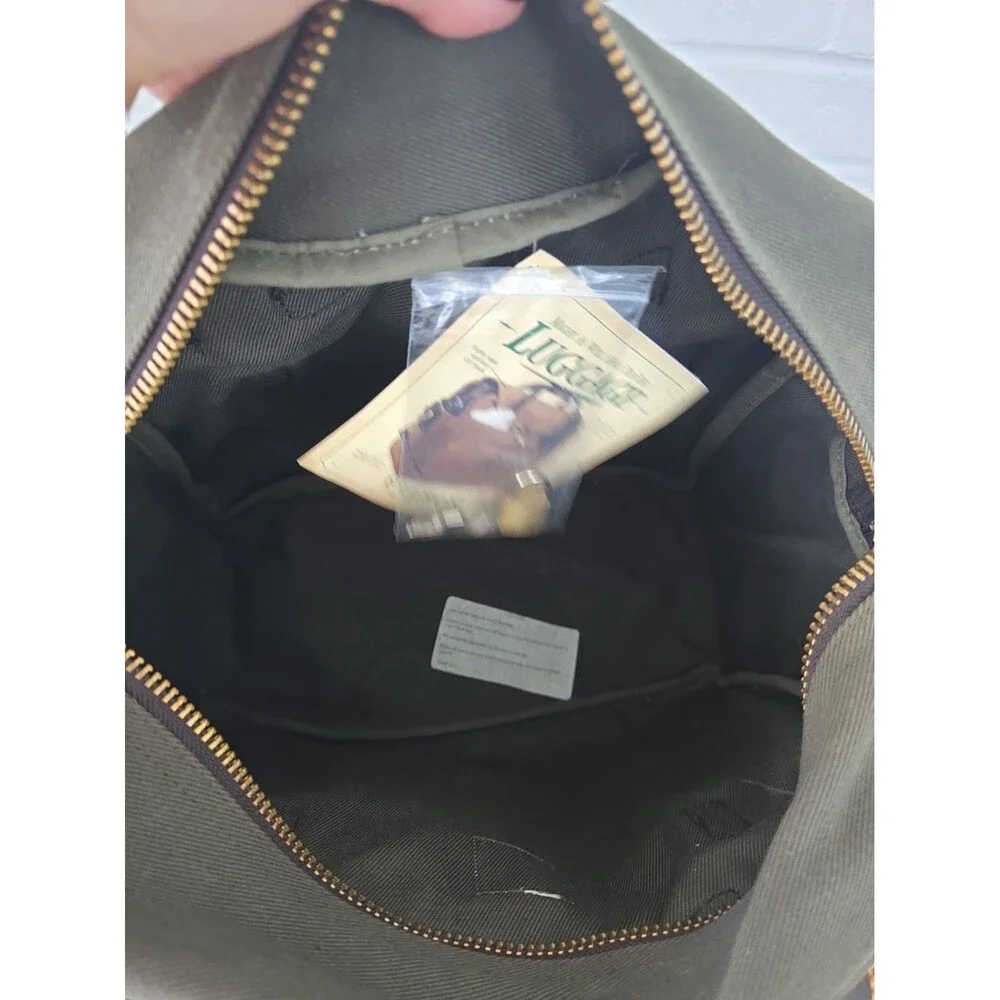 NWT FILSON RUGGED TWILL TOTE BAG WITH ZIPPER MADE IN USA OTTER GREEN